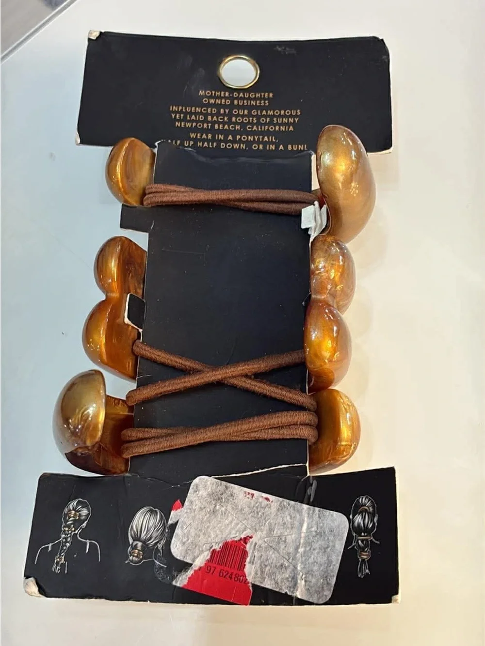 Knotty Resin Pony Cuffs Set of 3